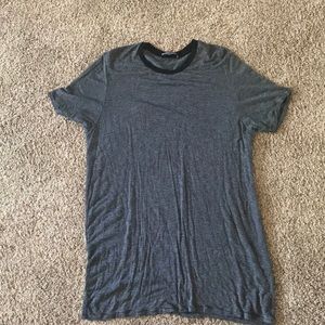 Black and white striped dress